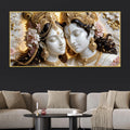 Divine Shree Radha Krishna Eternal Love 3D Canvas Wall Painting