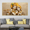 Divine Shree Radha Krishna Harmony 3D Canvas Wall Painting