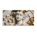 Divine Shri Krishna Portrait 3D Canvas Wall Painting