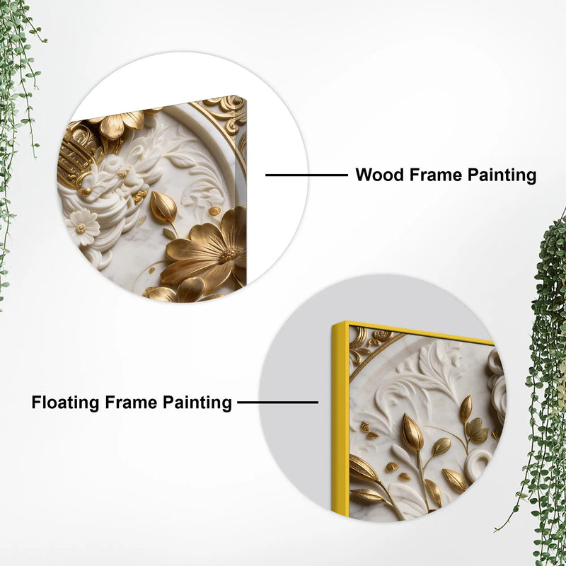 Divine Shri Krishna Portrait 3D Canvas Wall Painting