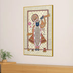Divine Shrinath Ji Devotional Canvas Wall Painting for Home & Temple
