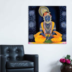 Divine Shrinath Ji Pichwai Style Spiritual Art Wall Painting