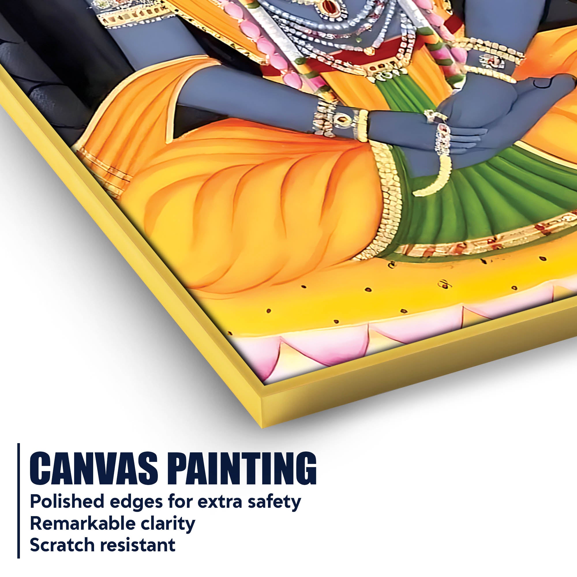 Divine Shrinathji Inspired Canvas Wall Art | Traditional Pichwai Painting