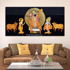 Divine Shrinathji Pichwai Art Canvas wall Painting