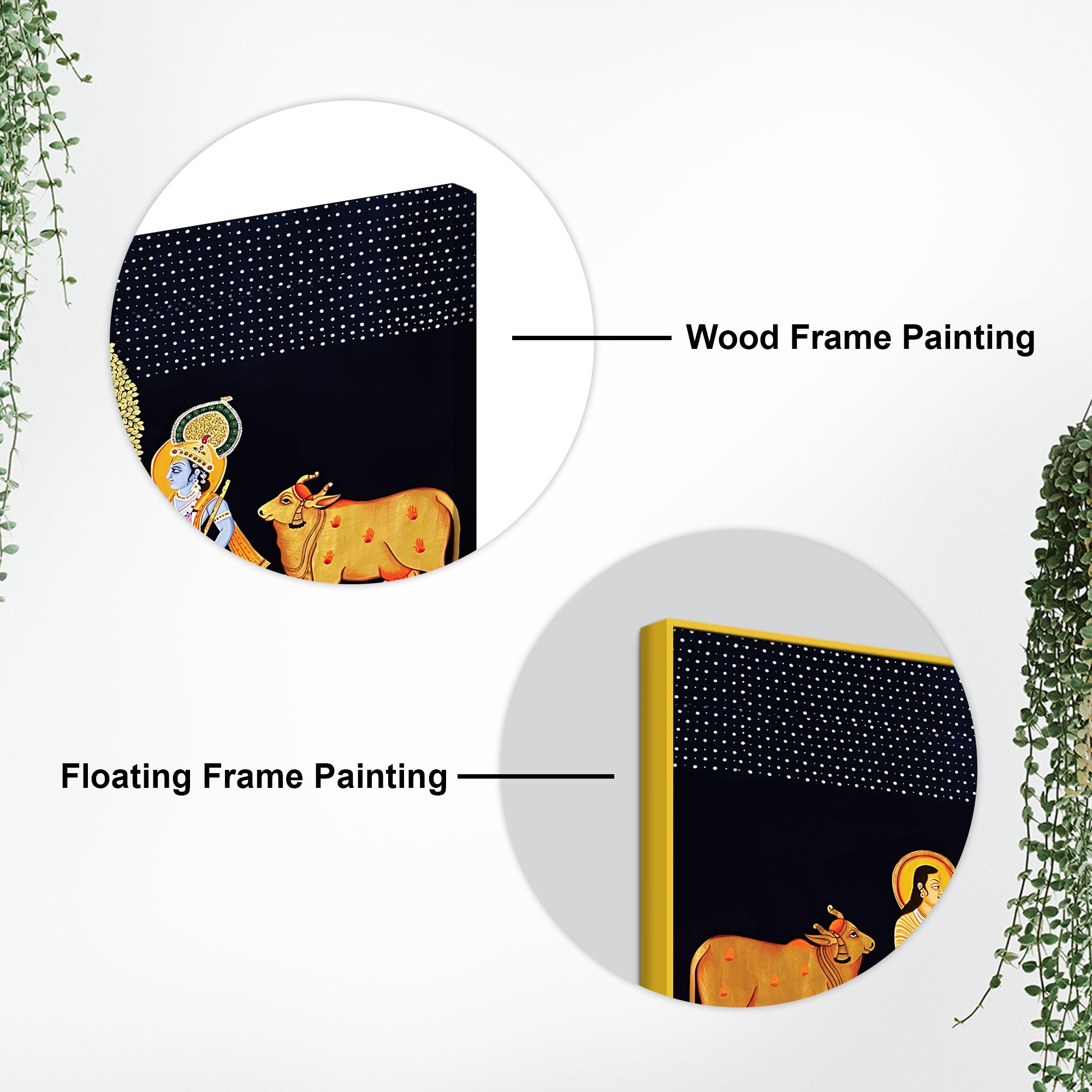 Divine Shrinathji Pichwai Art Canvas wall Painting