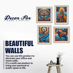 Divine Spiritual Wall Art Frame Set of 4