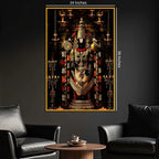 Divine Tirupati Balaji Floating Frame Crystal Wall Painting