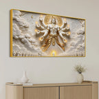 Divine Vishvarupa Lord Vishnu 3D Canvas Wall Painting