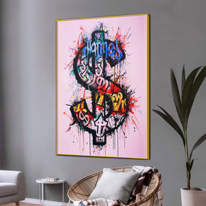 Dollar Of Richie Cotton Canvas Wall Painting