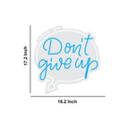 Don't Give Up Motivational Text Neon Sign LED Light