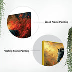 Dramatic Horse Canvas Wall Abstract Painting for Modern Homes