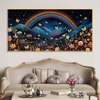 dreamy-rainbow-abstract-canvas-painting-for-home-interiors