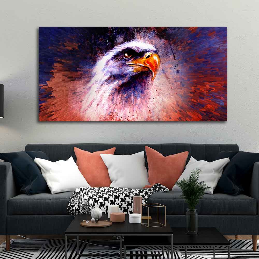 Eagle Abstract Art Canvas Wall Painting