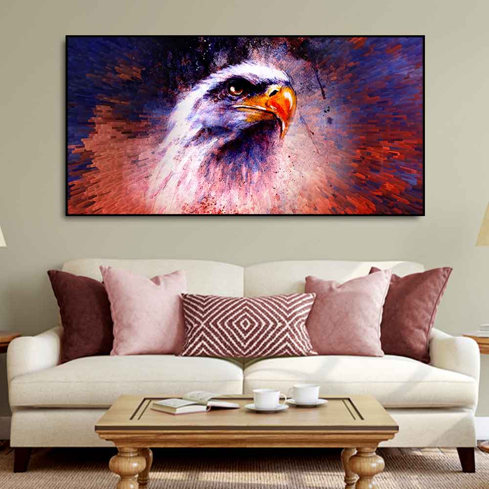 Eagle Abstract Art Canvas Wall Painting