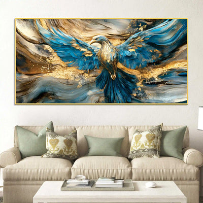 eagle-abstract-canvas-wall-painting-for-luxury-living-room-decor