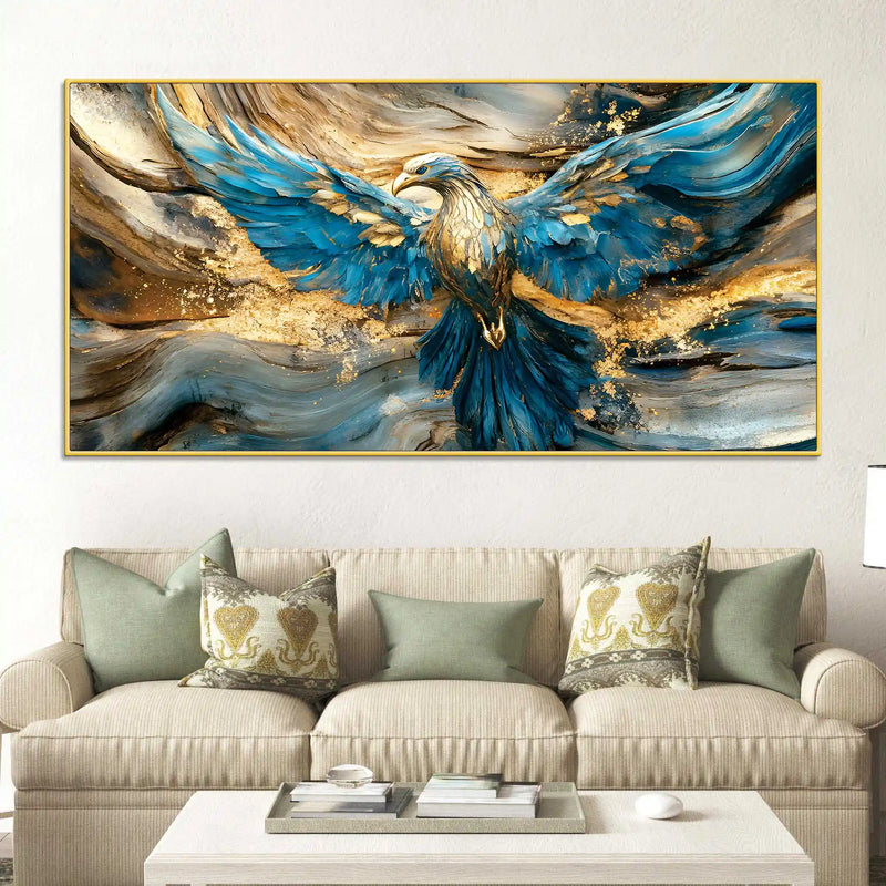 eagle-abstract-canvas-wall-painting-for-luxury-living-room-decor