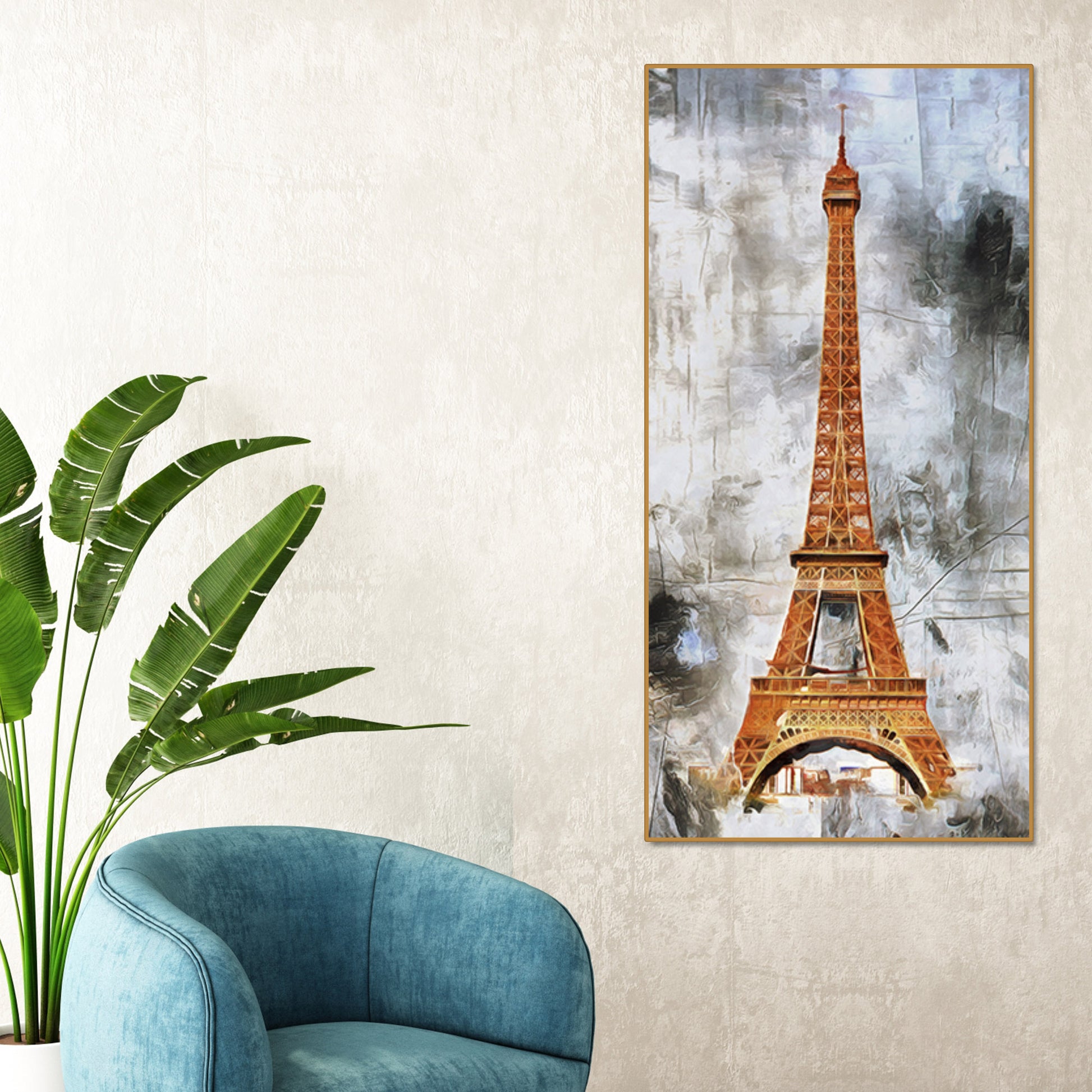 Eiffel Tower Canvas Wall Painting