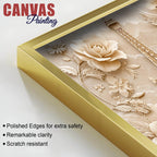 Eiffel Tower, Capitol & Statue of Liberty Luxury 3D Canvas Wall Painting