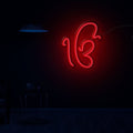 Ek Onkar Holy Sign Neon LED Light