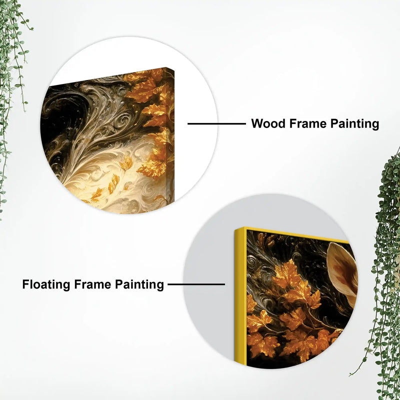 Elegant Abstract Deer Canvas Wall Luxury Painting for Bedroom Decor
