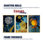 Elegant Abstract Textured Canvas Wall Art Painting Set of Three for Home Decor
