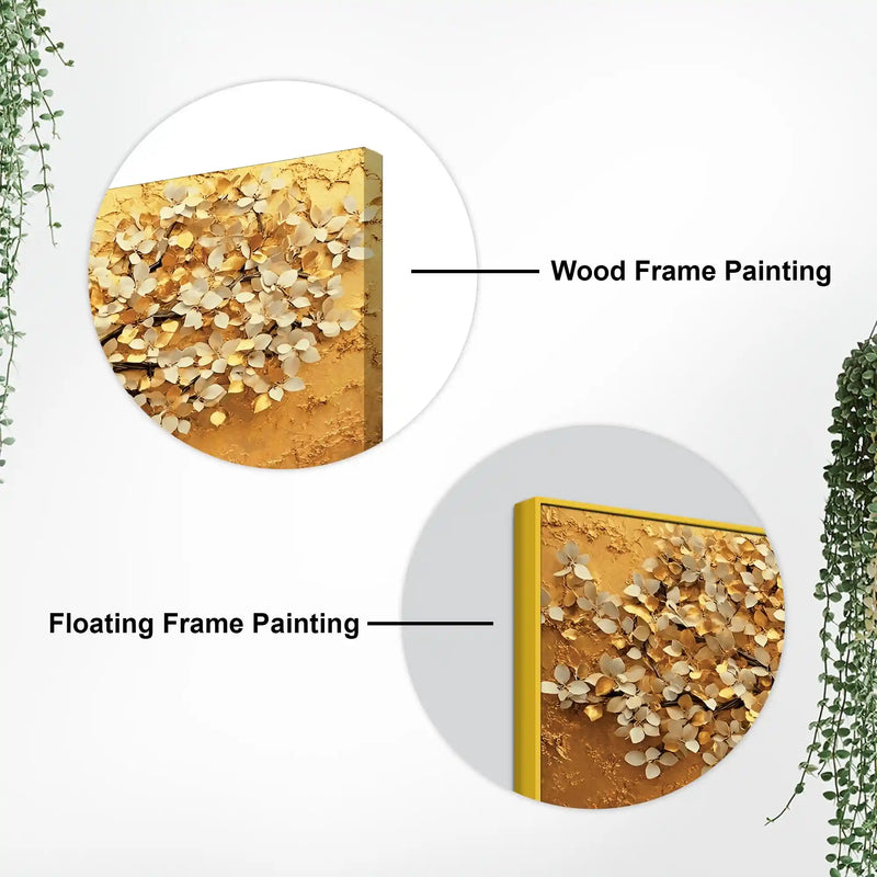 Elegant Abstract Tree Canvas Wall Art Painting for Bedroom & Living Room