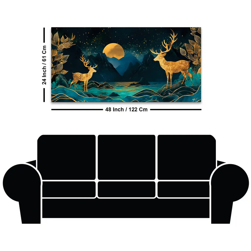 Elegant Abstract Wall Decor Canvas Painting for Modern Home