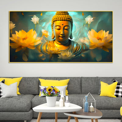 elegant-buddha-canvas-painting-for-calm-home-interiors