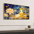Elegant Buddha Canvas Painting for Modern Living Room Décor