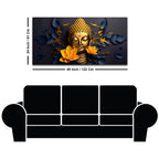 Elegant Buddha Lotus Canvas Painting for Modern Homes