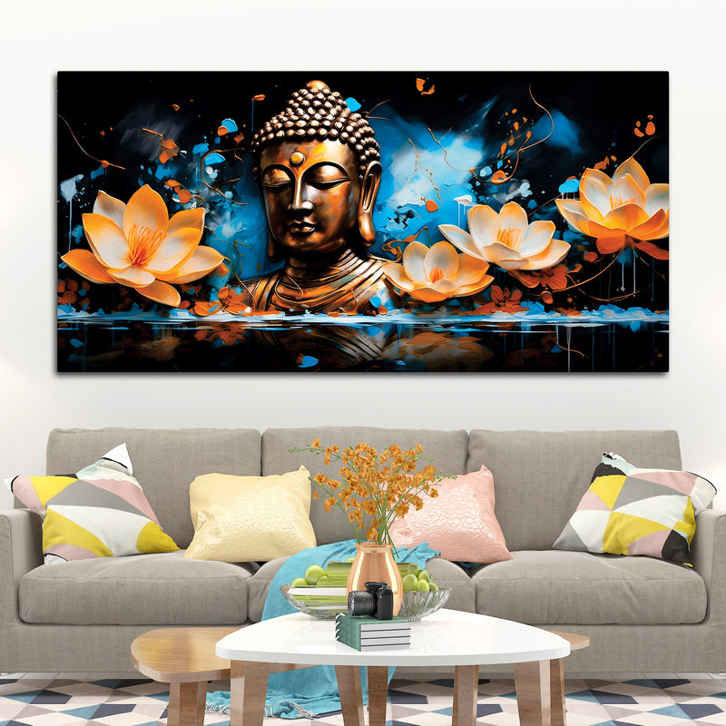 Elegant Buddha Painting for Contemporary Decor