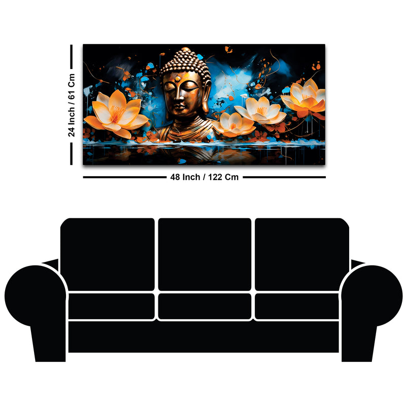Elegant Buddha Painting for Contemporary Decor