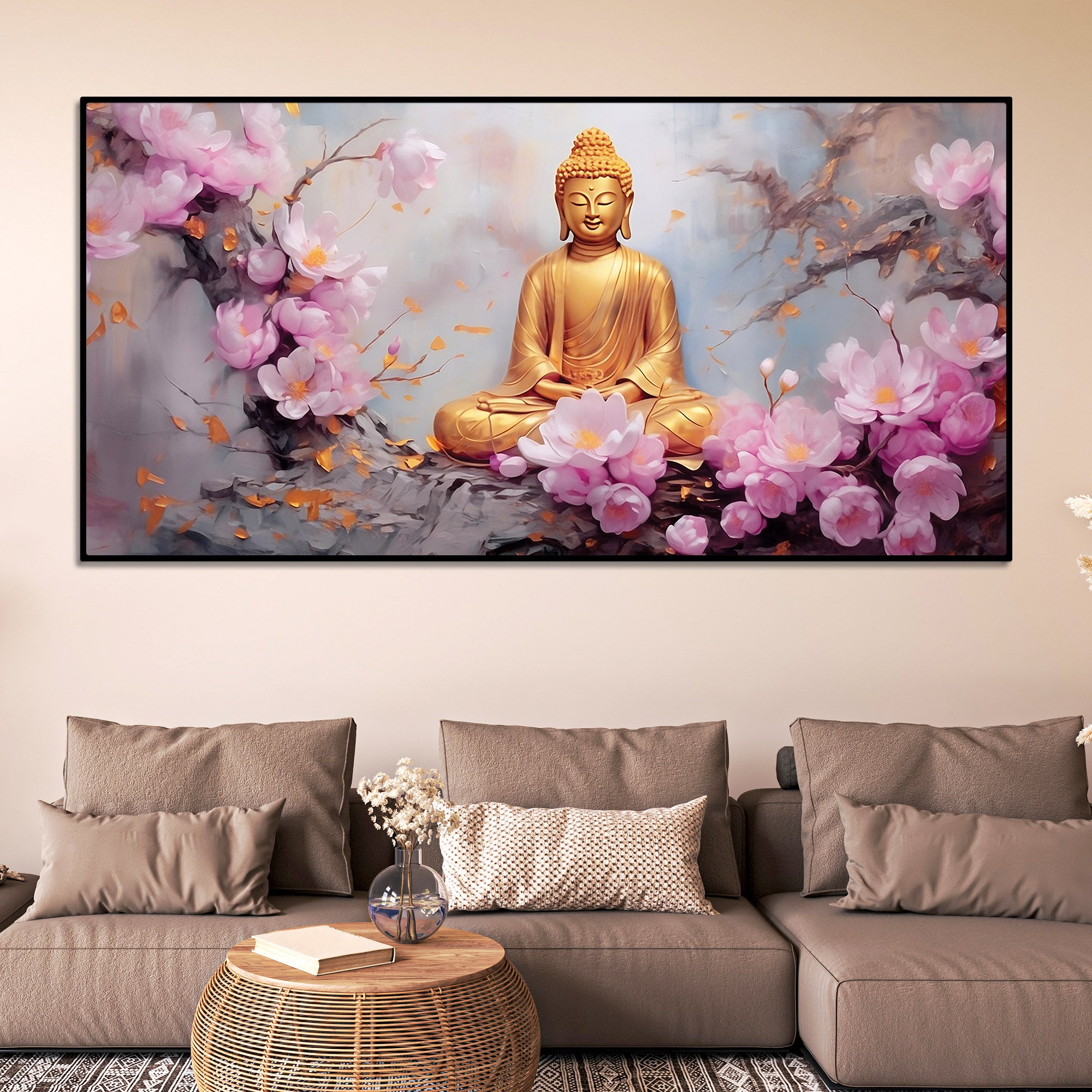 Elegant Buddha Painting for Stylish Home Decoration