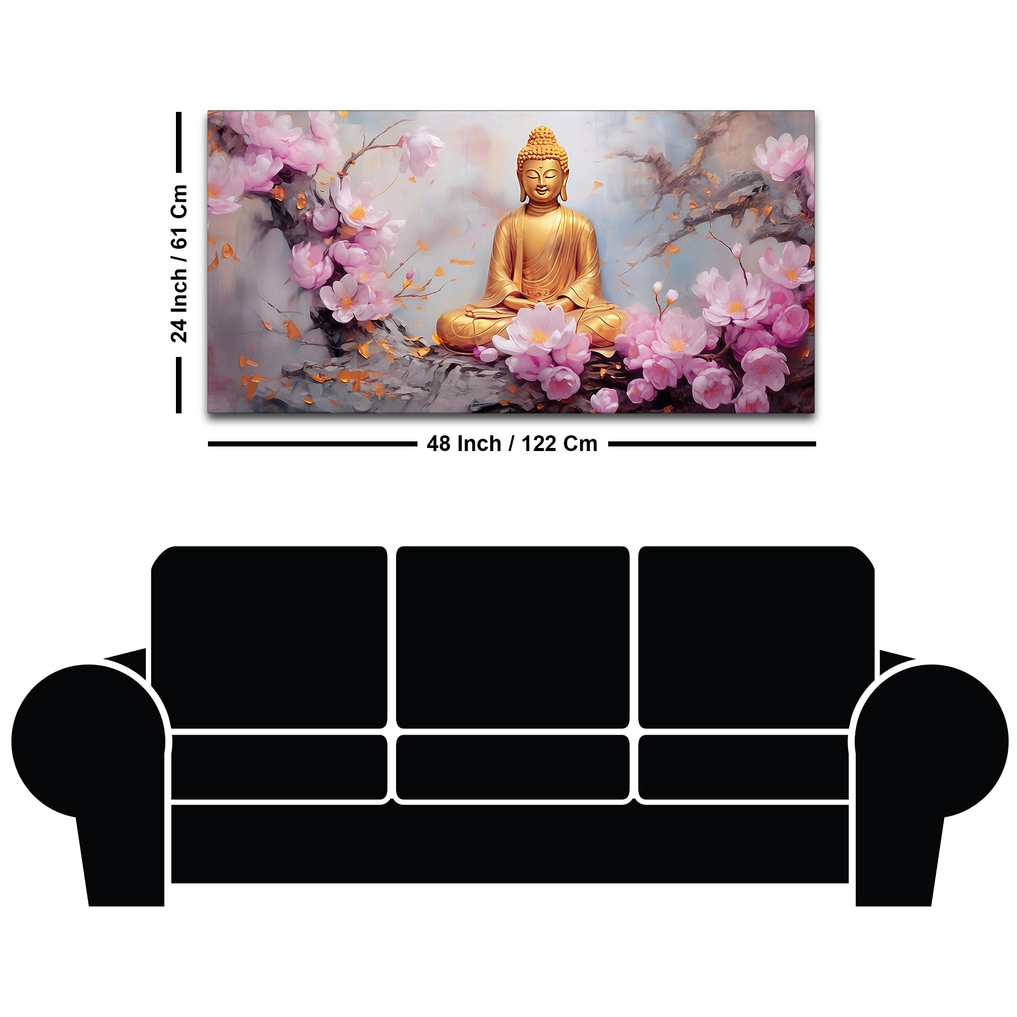 Elegant Buddha Painting for Stylish Home Decoration