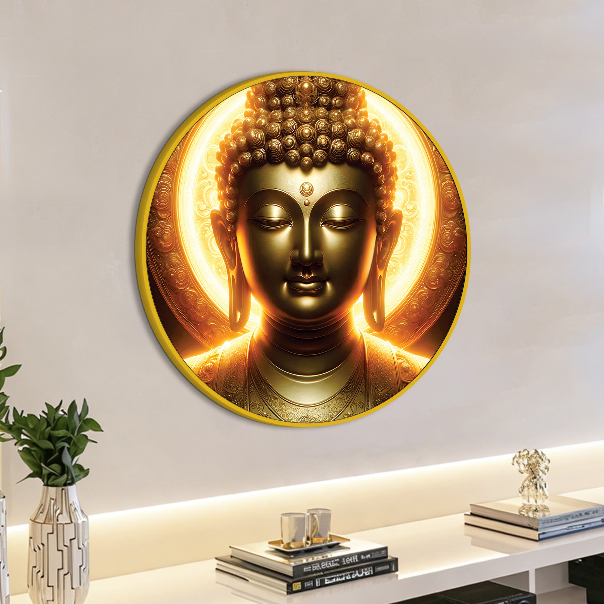 Elegant Buddha Wall Art Painting for Home Décor