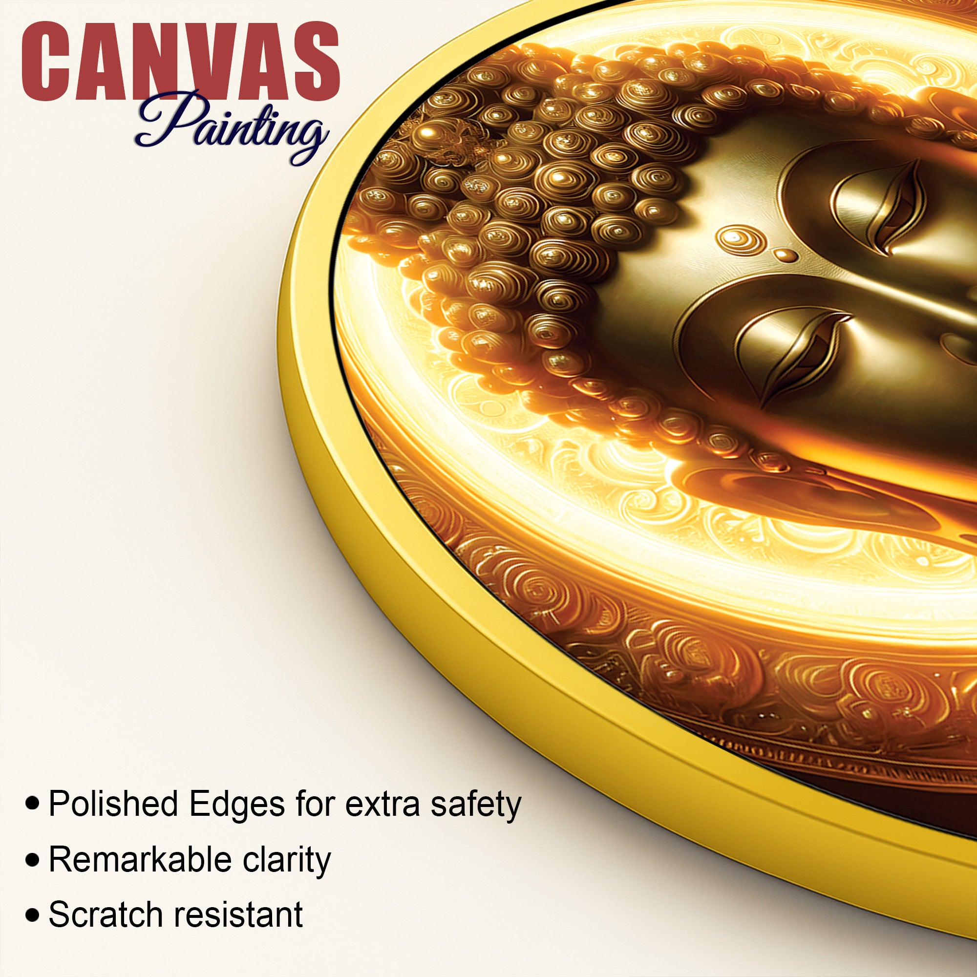 Elegant Buddha Wall Art Painting for Home Décor