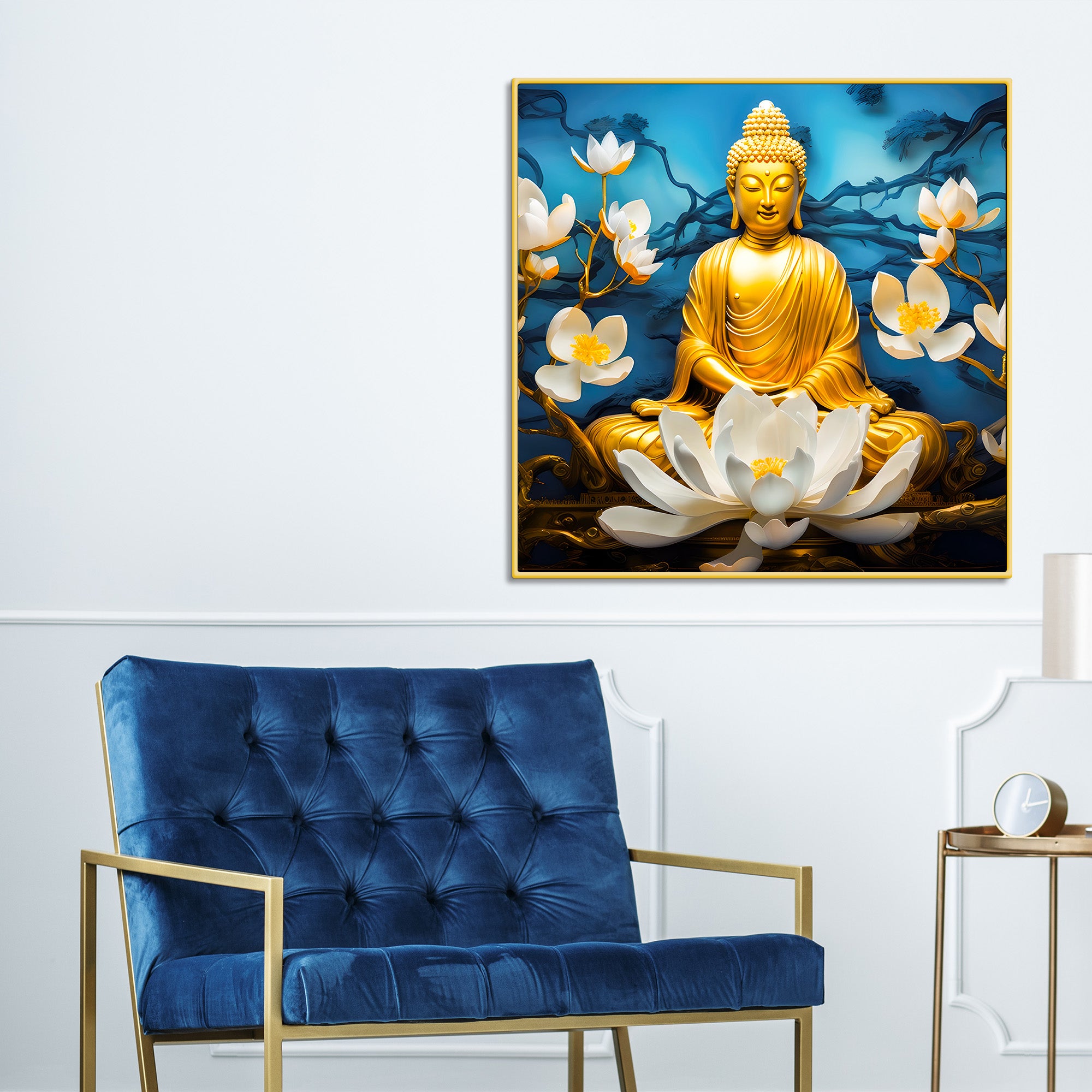 elegant-buddha-wall-painting-for-living-room