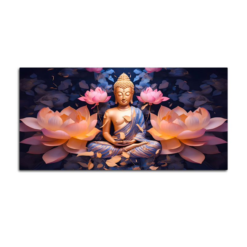 Elegant Buddha Wall Painting for Premium Home Decoration