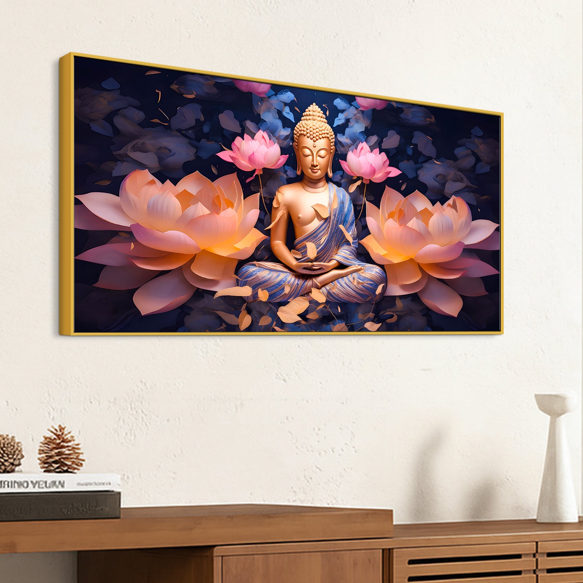 Elegant Buddha Wall Painting for Premium Home Decoration