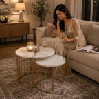 Elegant Coffee Tables Set of 2