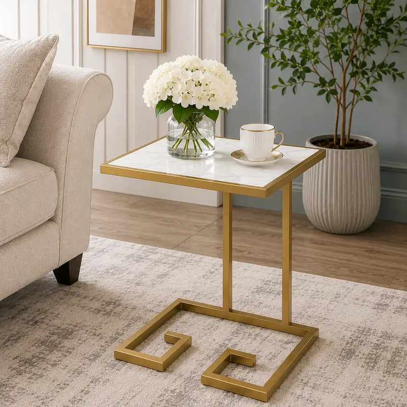 Elegant Comfort Marble Side Table for Your Living Space