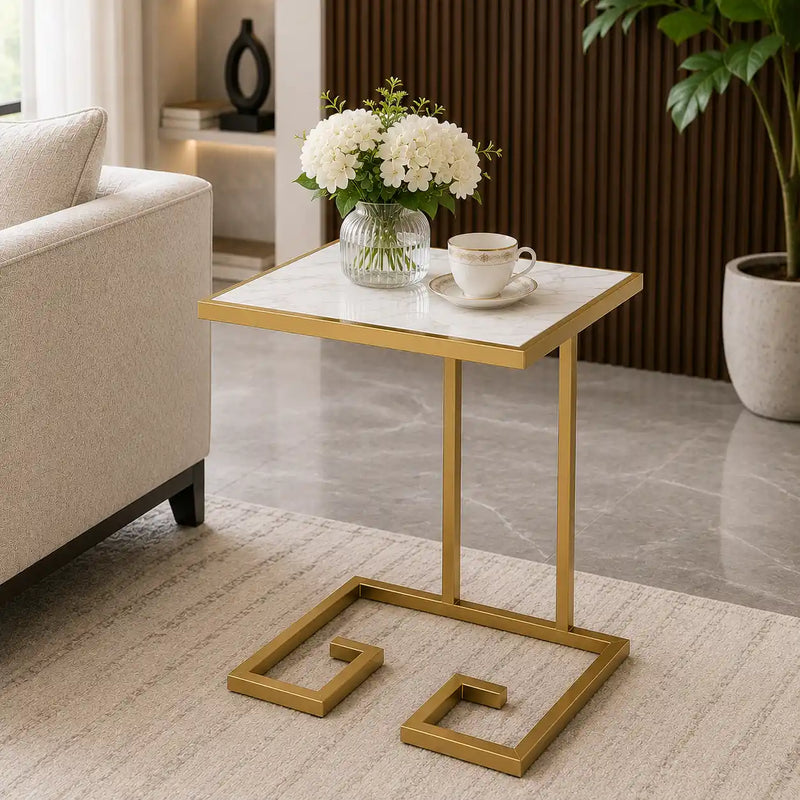 Elegant Comfort Marble Side Table for Your Living Space