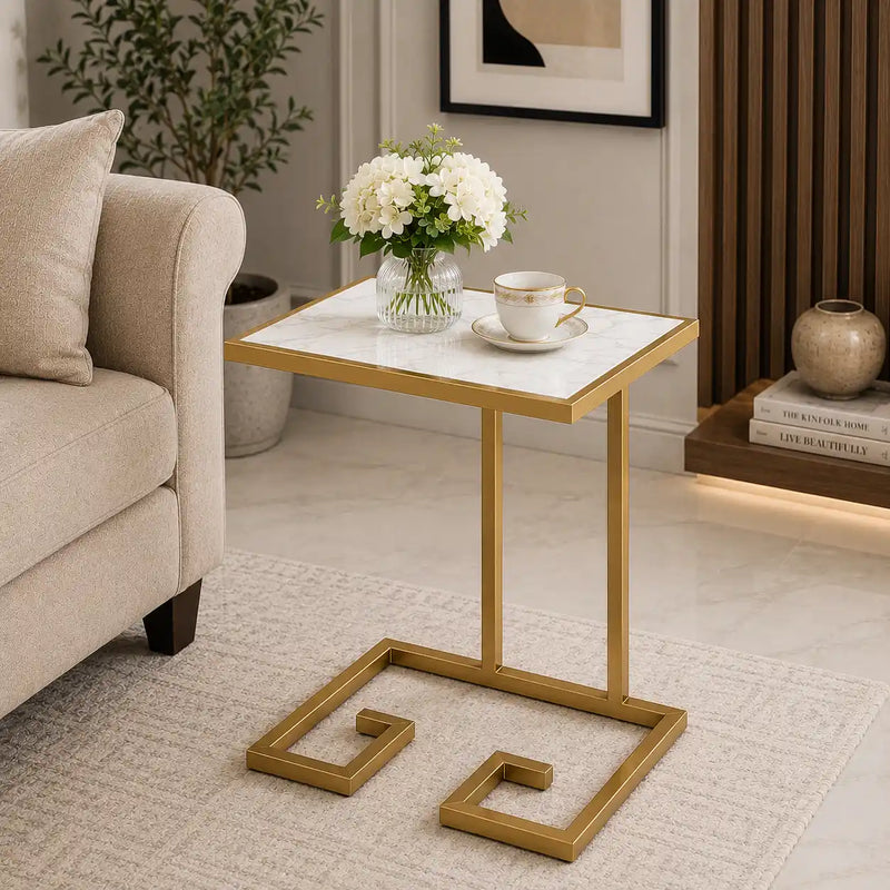 Elegant Comfort Marble Side Table for Your Living Space