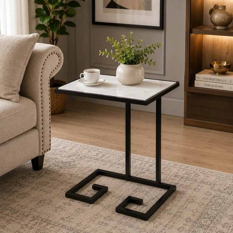 Elegant Comfort Marble Side Table for Your Living Space