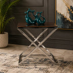 Elegant Cross Leg Side Table for Home