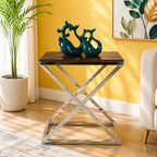 Elegant Cross Leg Side Table for Home