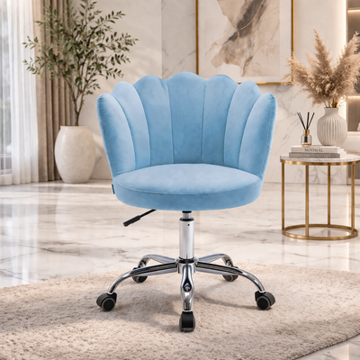 elegant-emerald-blue-accent-chair-with-adjustable-height