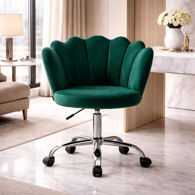 elegant-emerald-green-accent-chair-with-adjustable-height