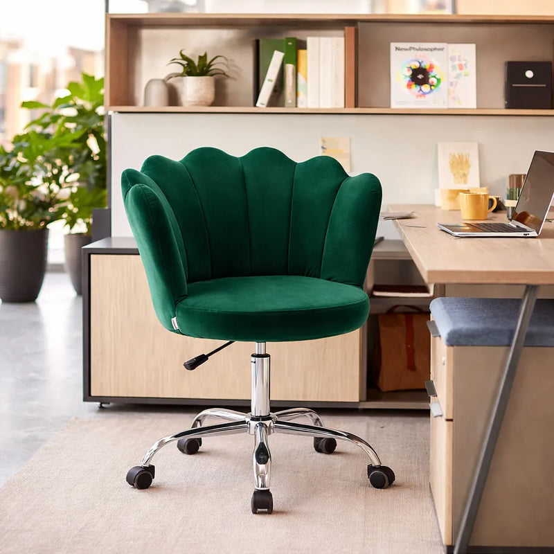 elegant-emerald-green-accent-chair-with-adjustable-height