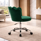 elegant-emerald-green-accent-chair-with-adjustable-height